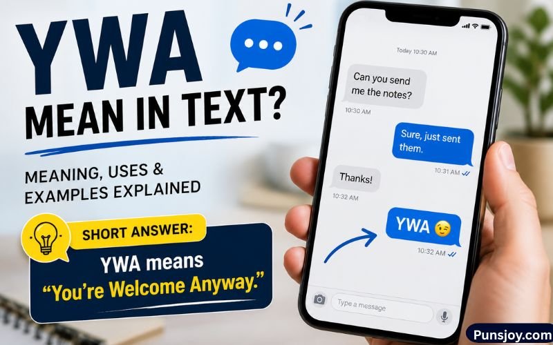What Does YWA Mean in Text