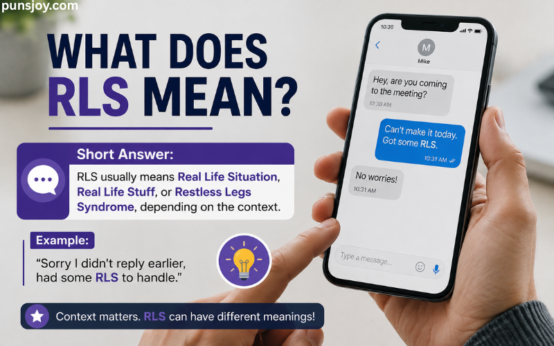 RLS Mean in Text