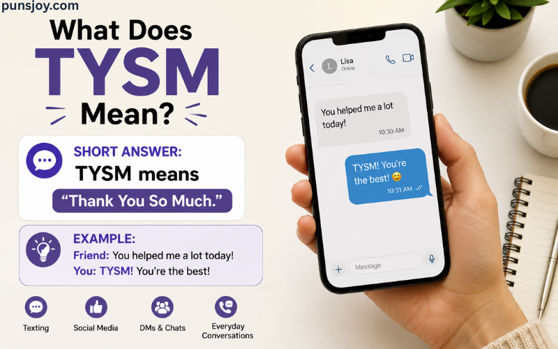 TYSM Mean in Text