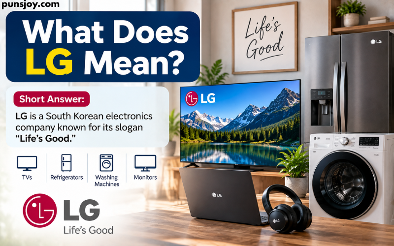 What Does LG Mean