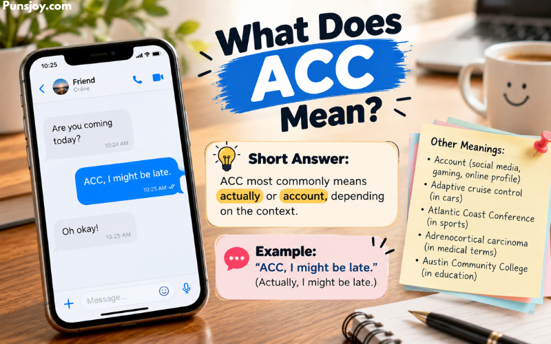 What Does ACC Mean