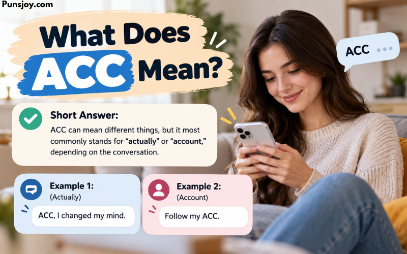 What Does ACC Mean