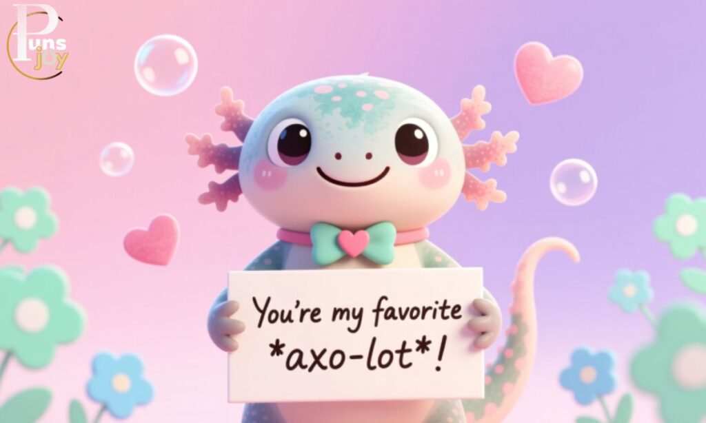 Axolotl Puns for Valentine's Day