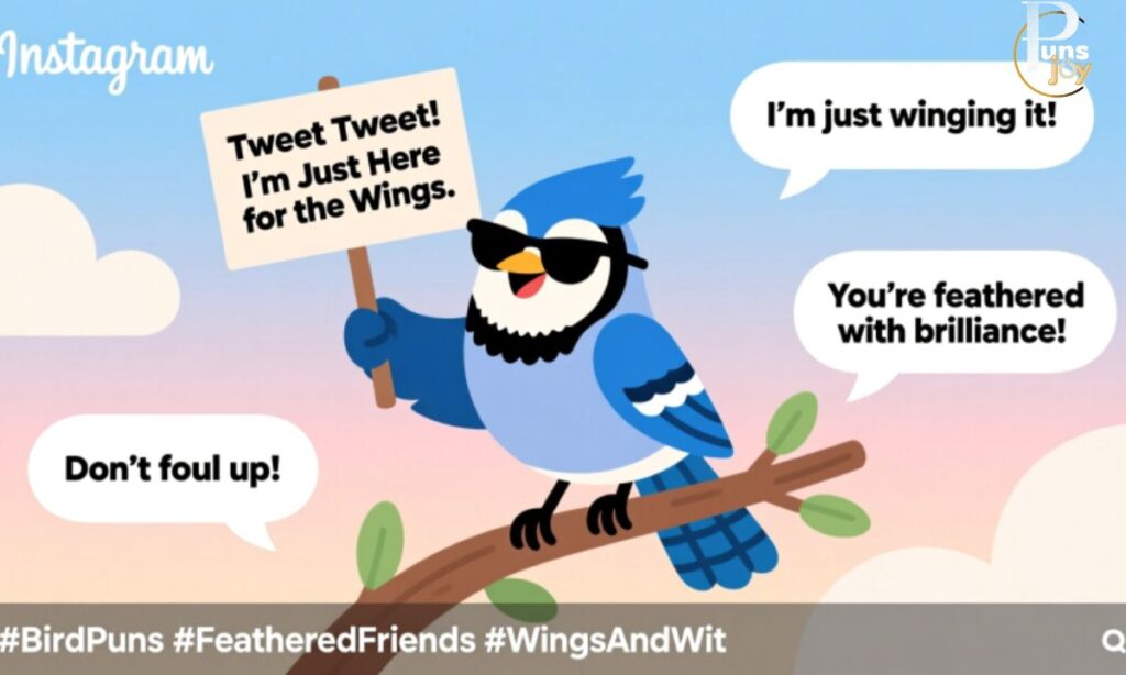 Bird Puns for Instagram and Social Media Captions