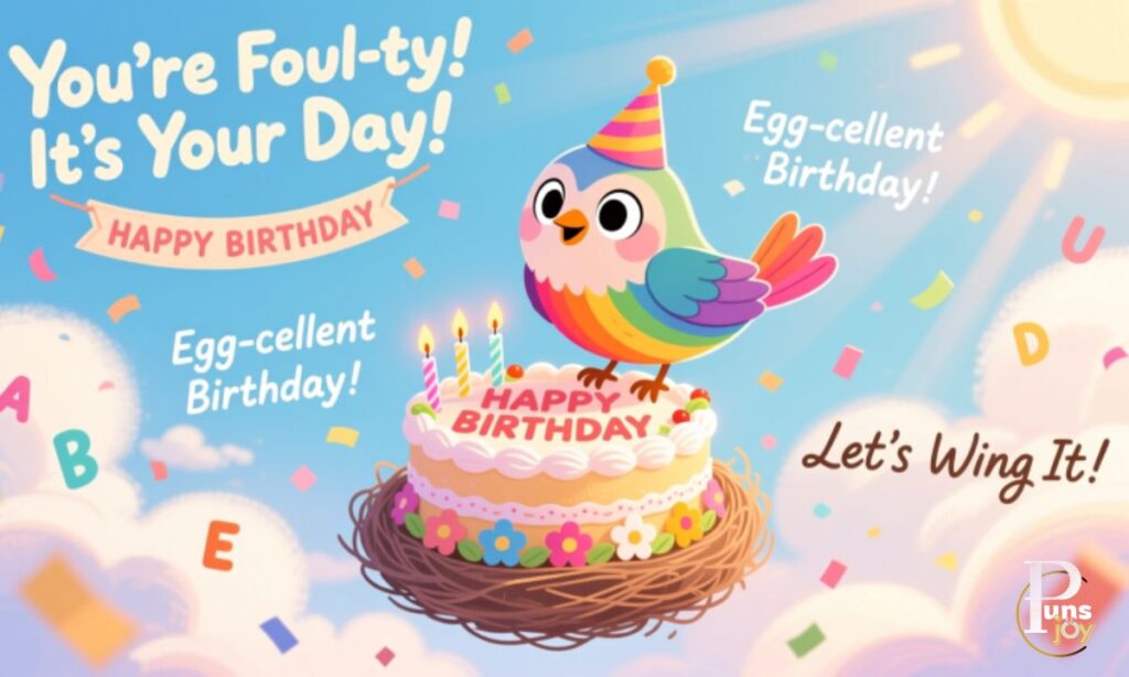 Birthday Bird Puns for Celebrations