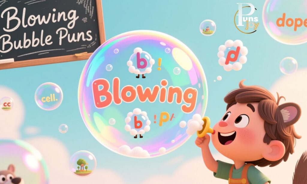 Blowing Bubble Puns