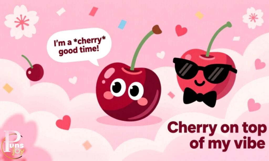 Cherry Puns for Instagram Captions and Social Media