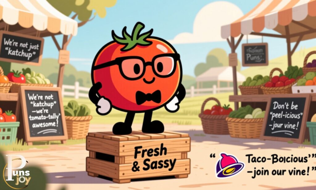 Clever Tomato Puns for Businesses and Branding
