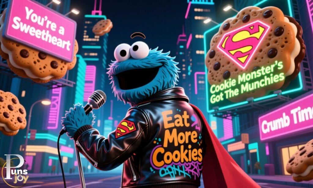 Cookie Monster Puns and Pop Culture References