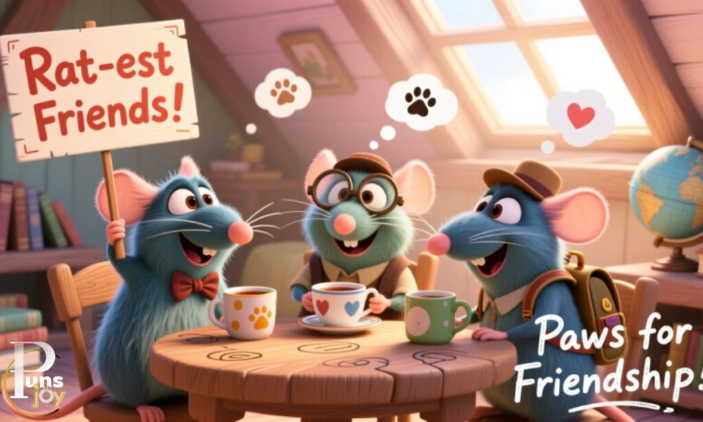 Cute Rat Puns for Friendship & Bonding