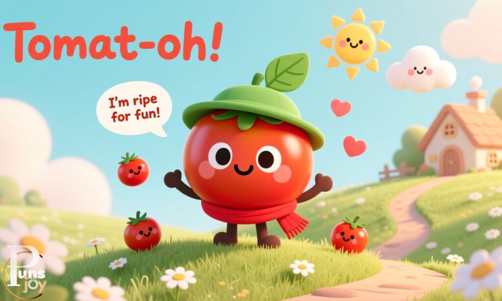 Cute Tomato Puns for Kids and Family Fun