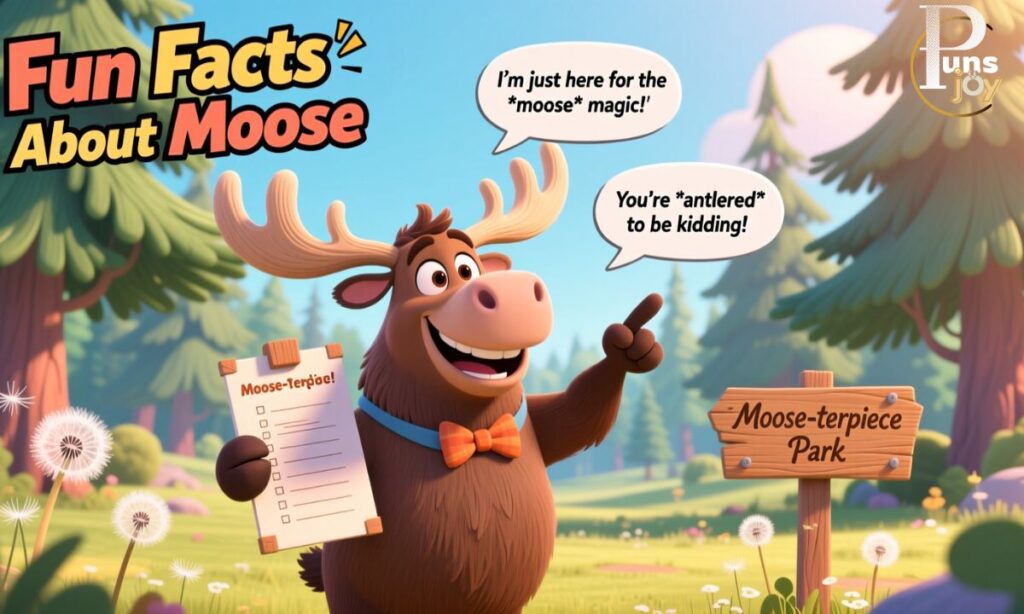 Fun Facts About Moose puns