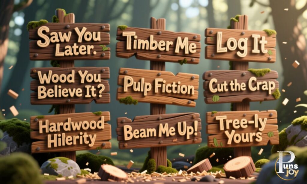 Funny Wood Puns Names