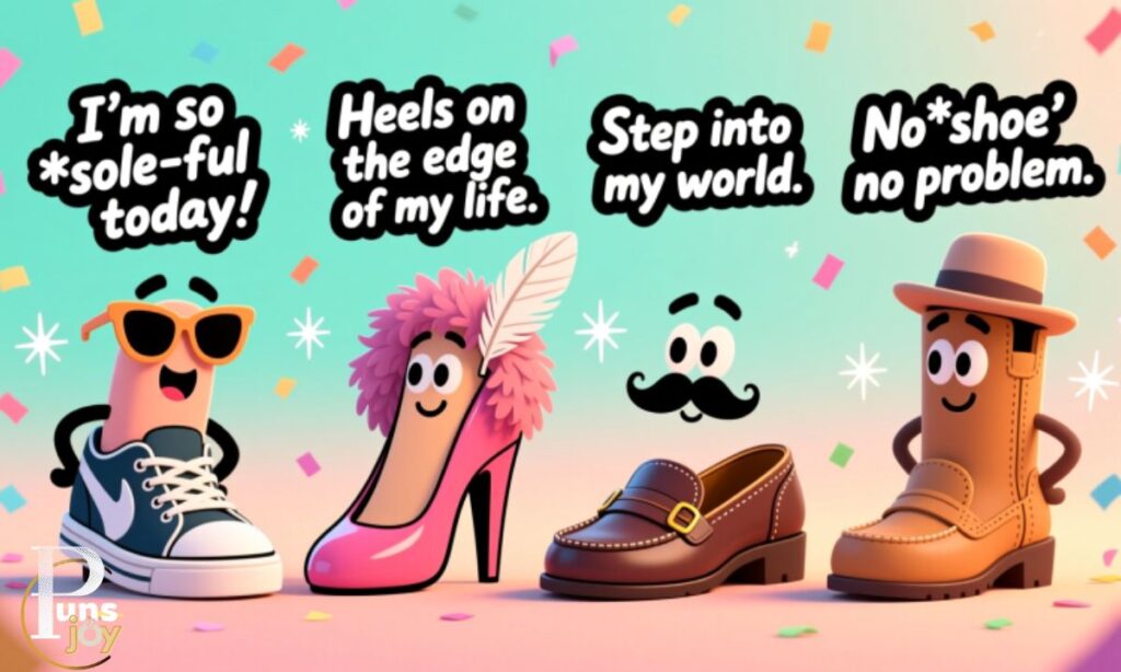 Funny one-liner shoe puns