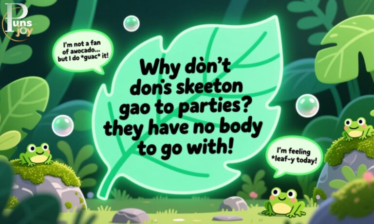 Green Puns and Jokes