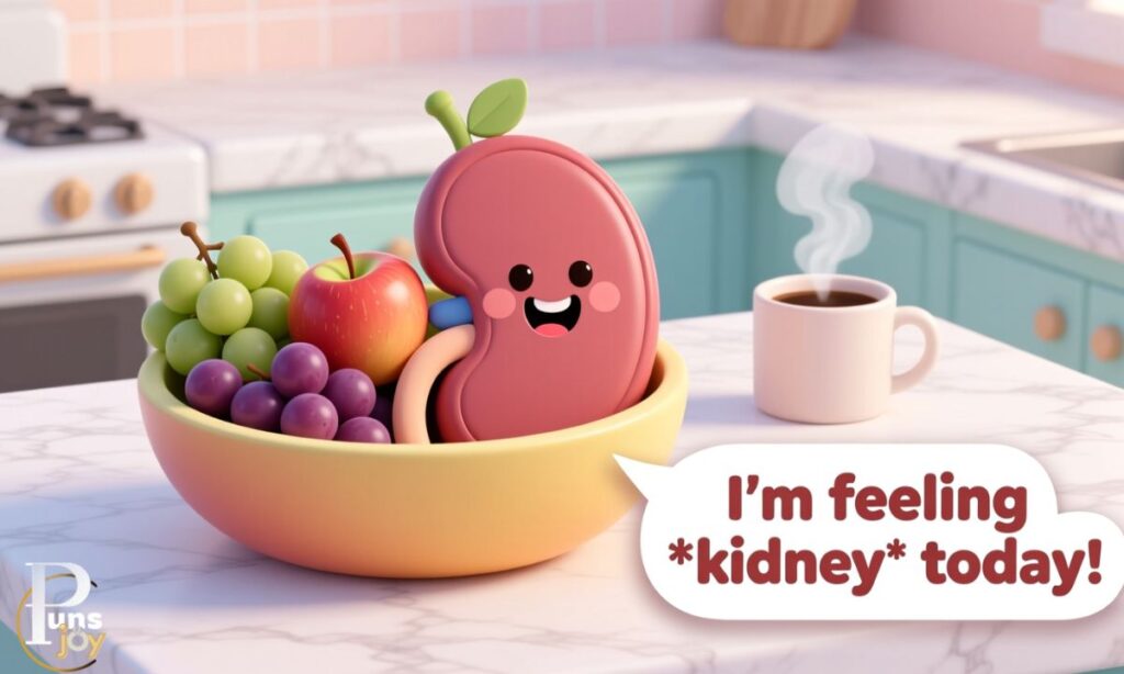 Kidney Puns Captions