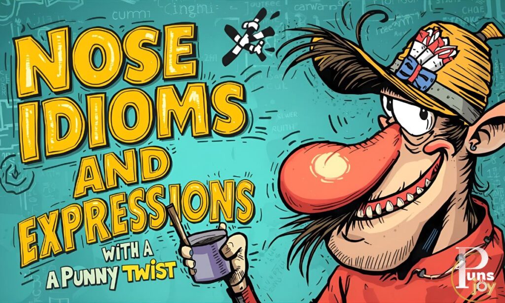 Nose Idioms and Expressions with a Punny Twist