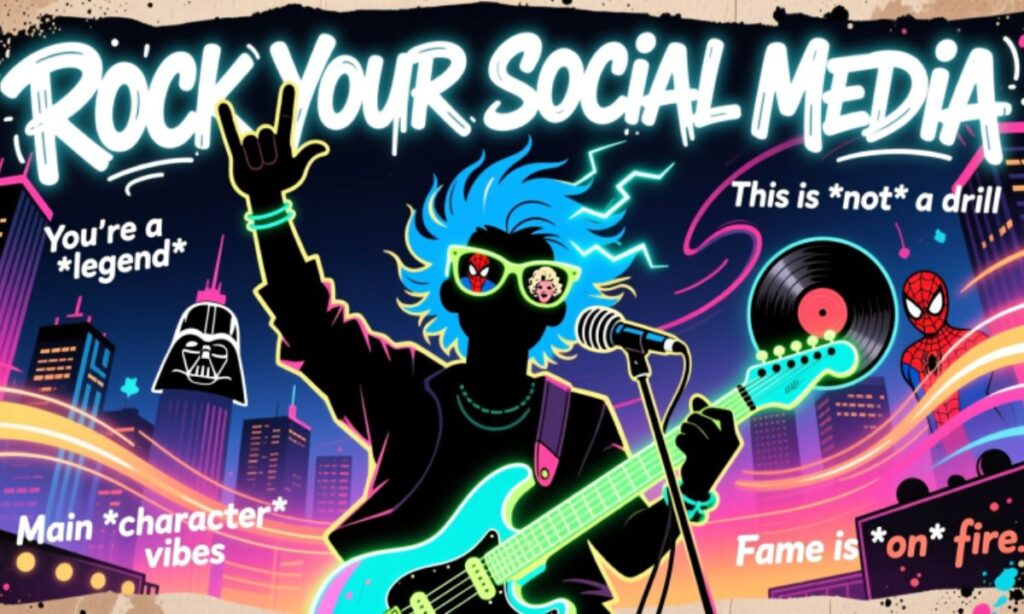 Rock Star and Pop Culture Puns to Rock Your Social Media