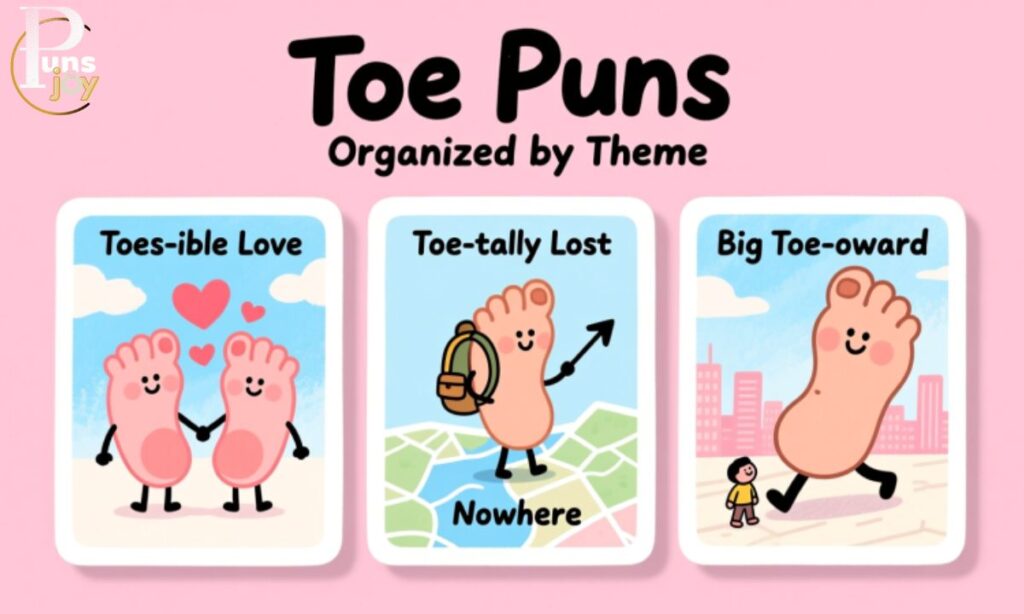 Toe Puns Organized by Theme