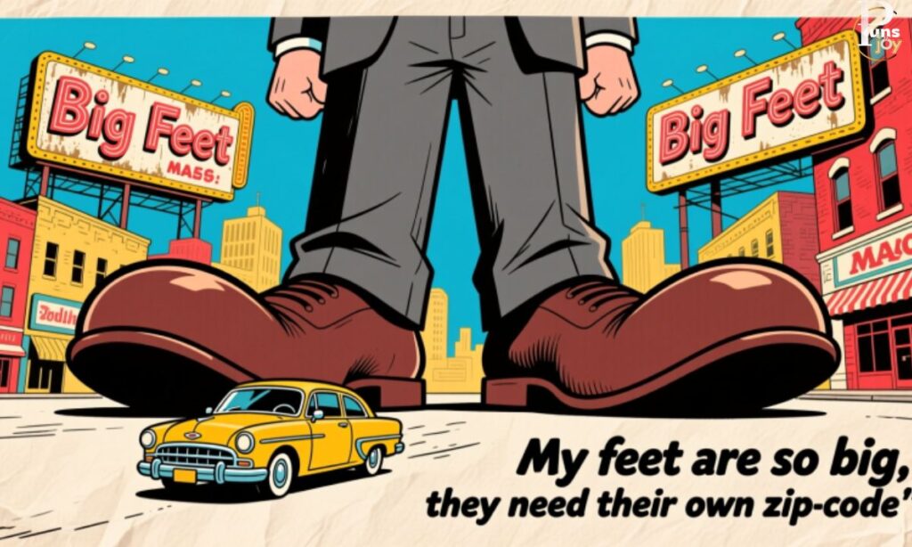 Big Feet Jokes for Large & In Charge Folks