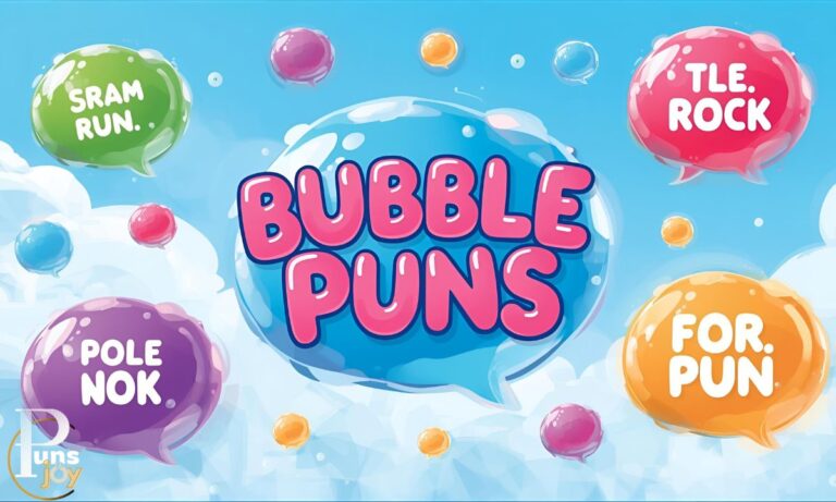 bubble puns