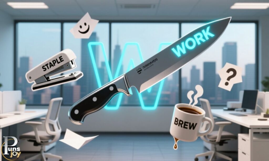 Work & Office Knife Puns