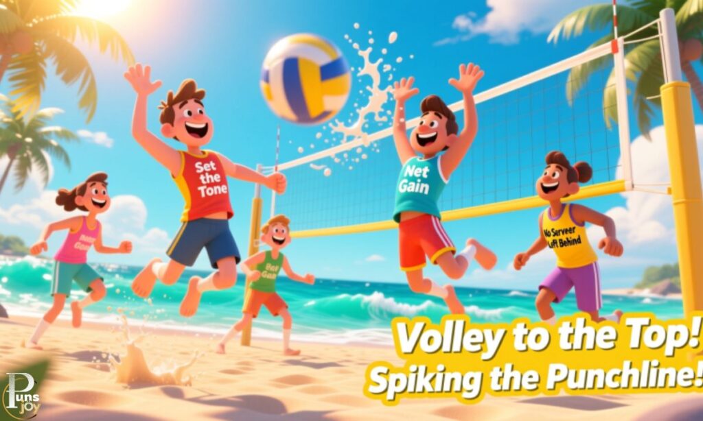 Beach Volleyball Puns