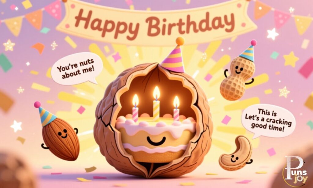 Birthday Nut Puns and Celebration Jokes