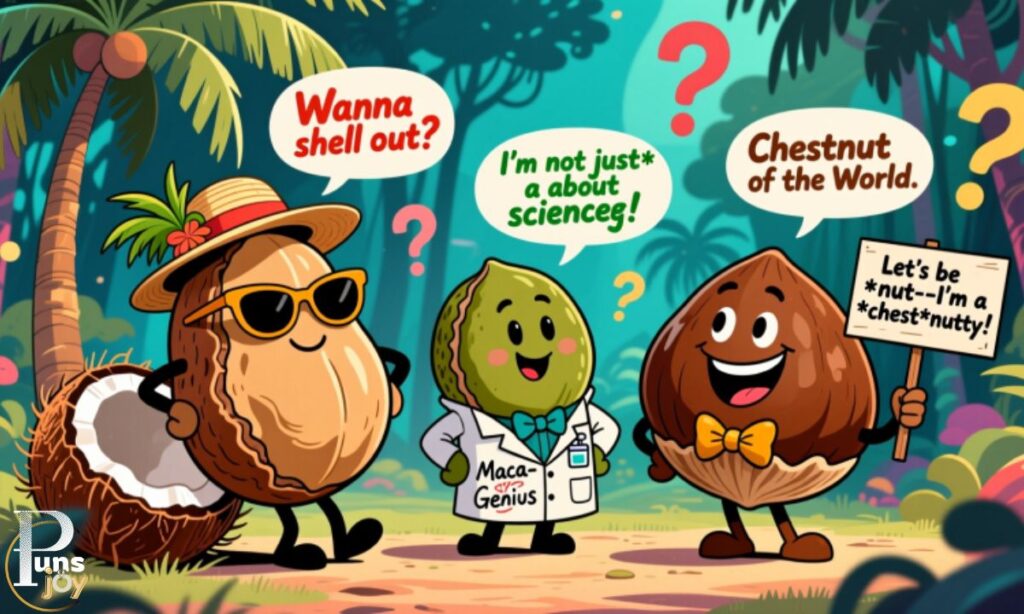 Brazil Nut, Macadamia, and Chestnut Puns