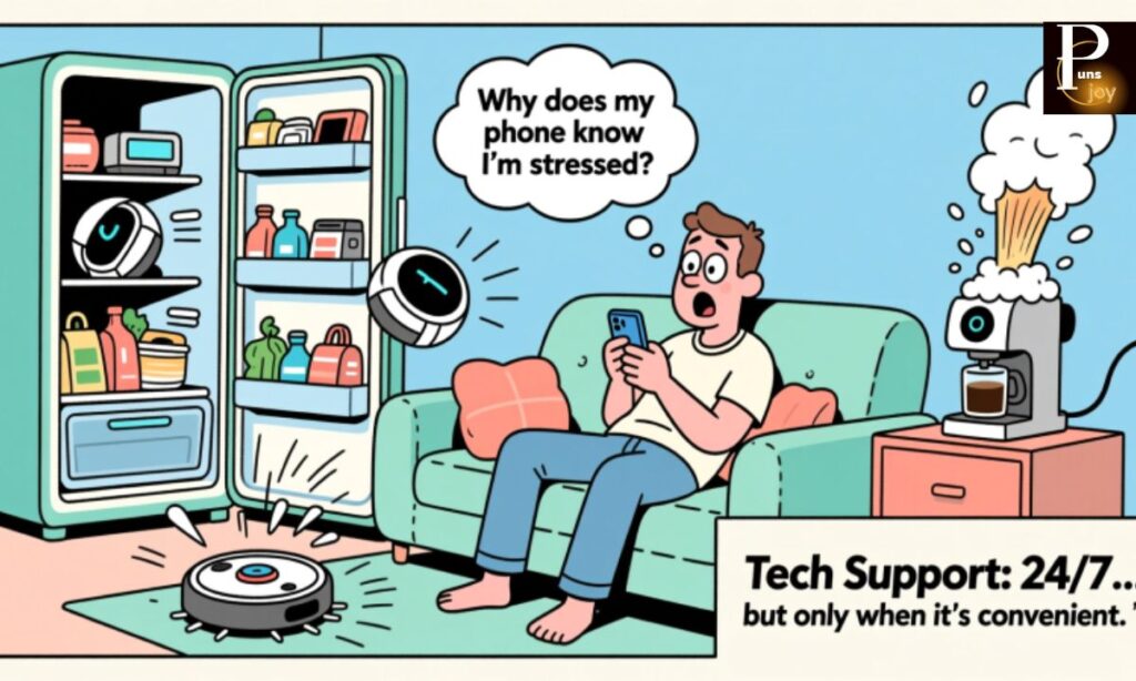 Cartoon Jokes About Modern Life and Technology