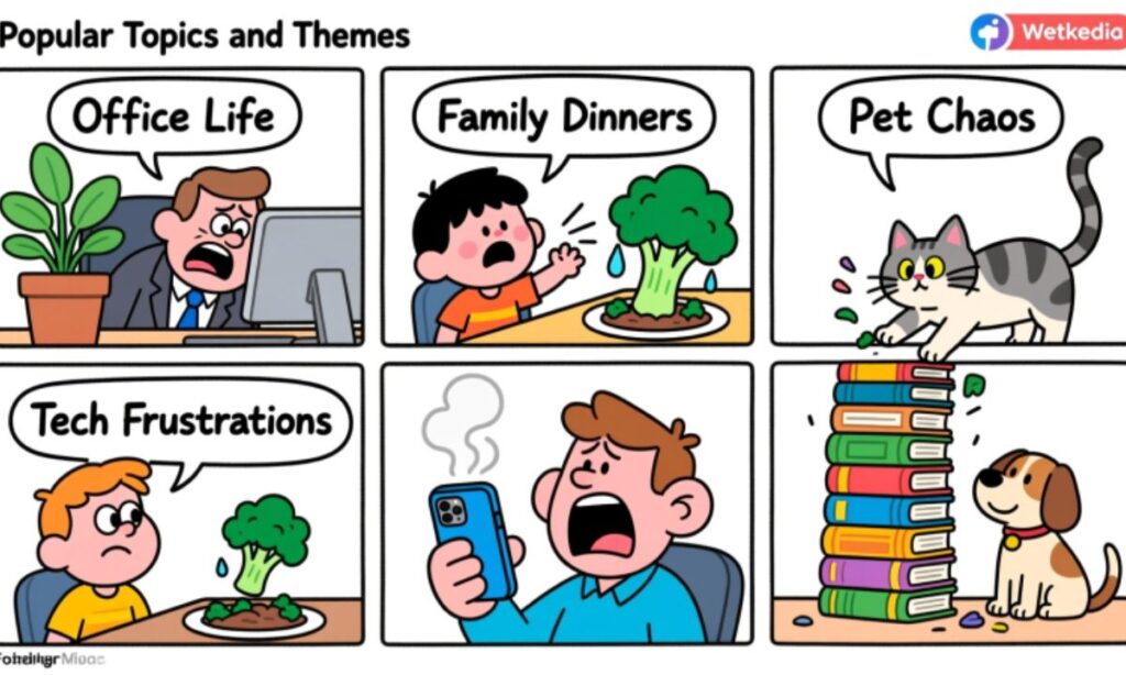 Cartoon Jokes by Popular Topics and Themes