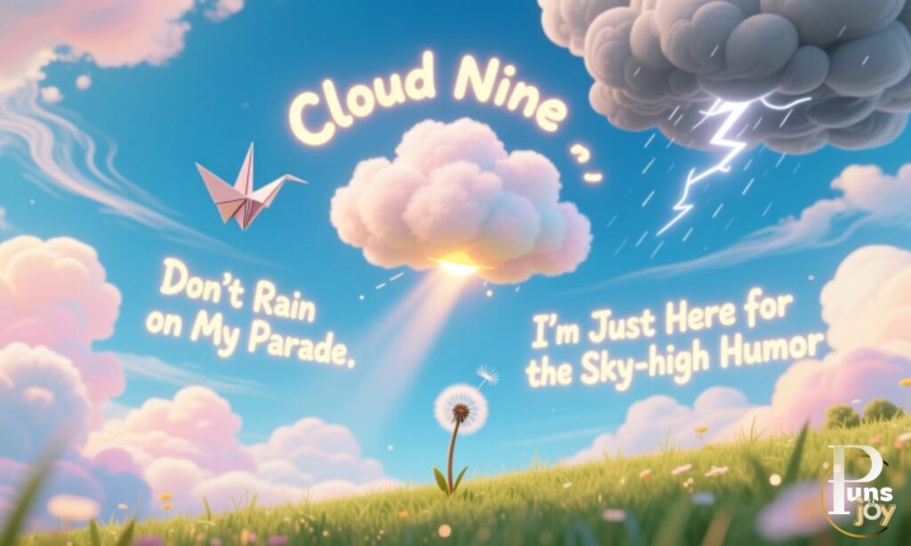 Cloud, Sky, and Weather-Themed Flying Puns