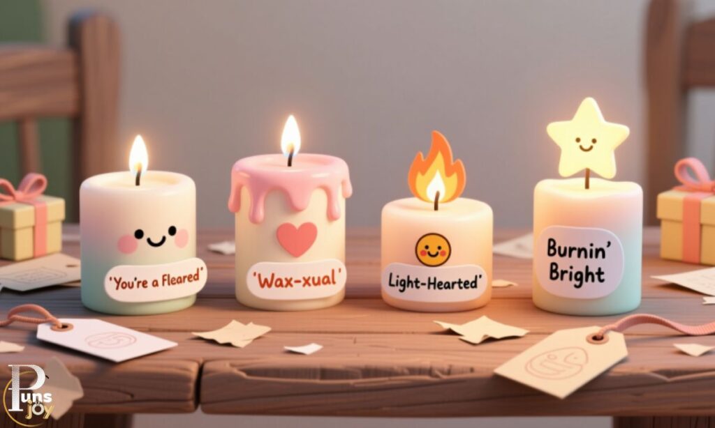 Cute Candle Puns for Gifts, Cards, and Tags