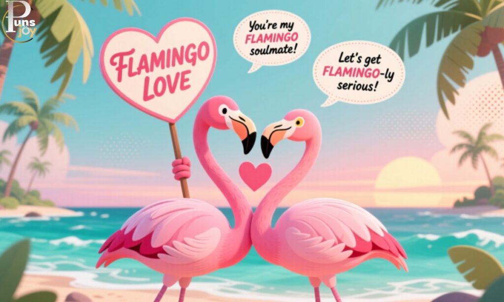Flamingo Love Puns