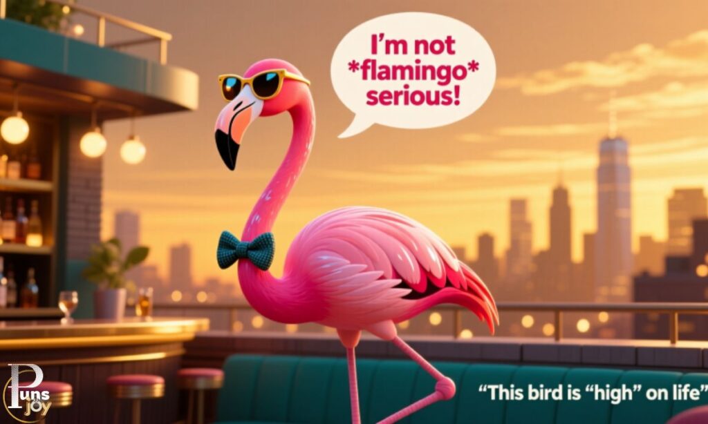 Flamingo Puns for Adults