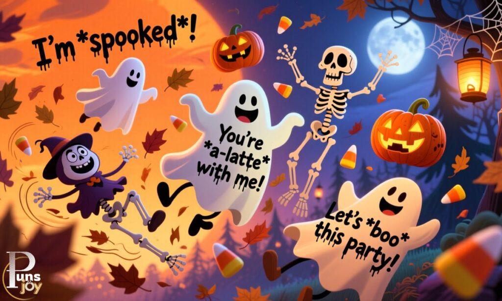 Halloween Falling Puns (Spooky & Silly)