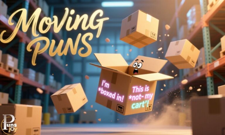 Moving Puns & Jokes That'll Pack Your Day With Laughs