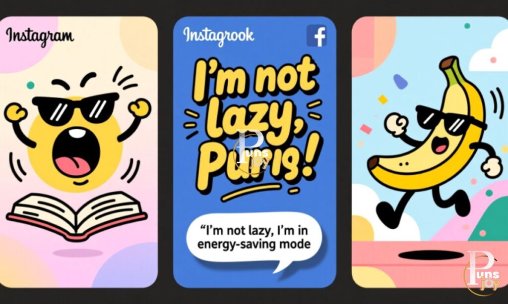 Moving Puns for Social Media Captions (Instagram & Facebook Ready)