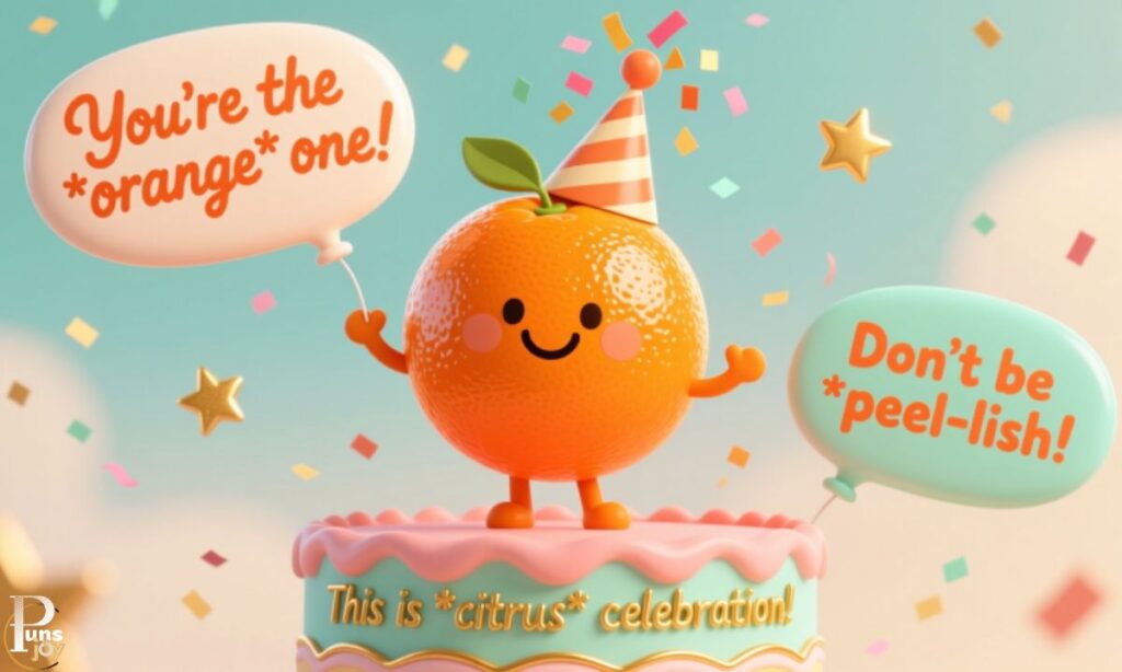 Orange Birthday Puns