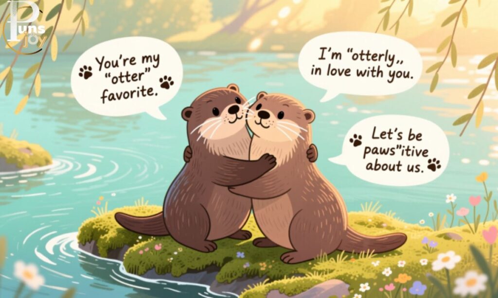 Otter Love Puns: Romantic and Affectionate Wordplay