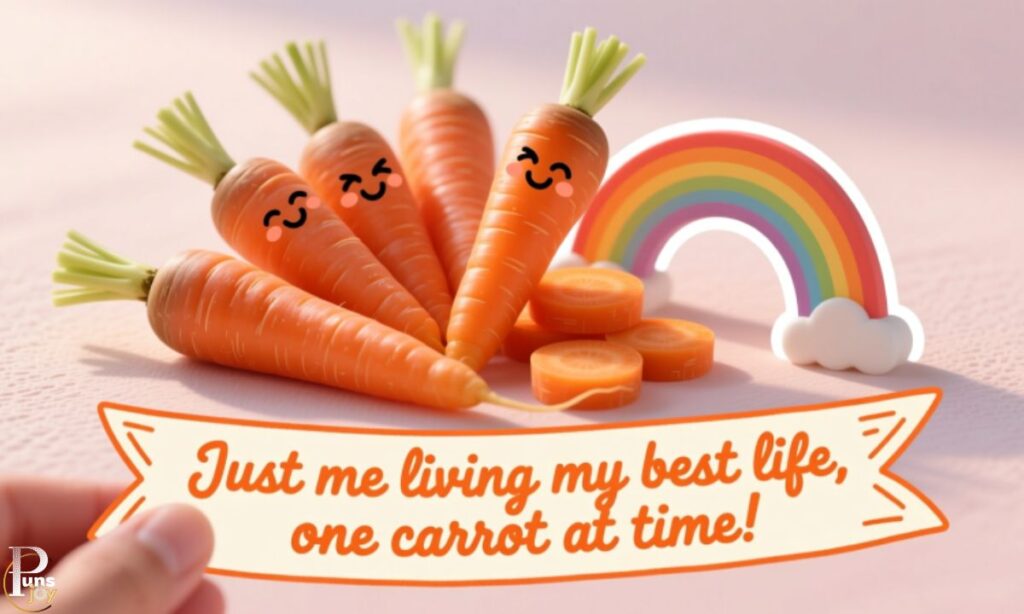 Carrot Puns for Instagram Captions and Social Media