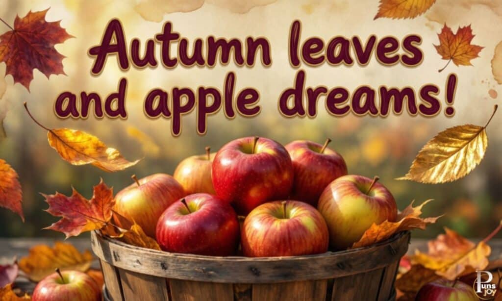Seasonal Fall and Autumn Apple Puns