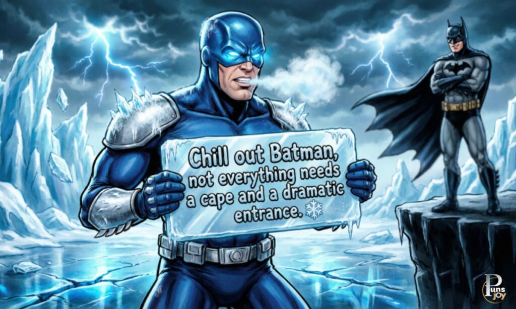 Mr. Freeze Ice Puns and Batman References