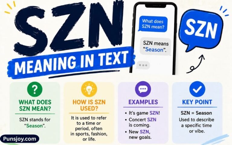 SZN Meaning in Text