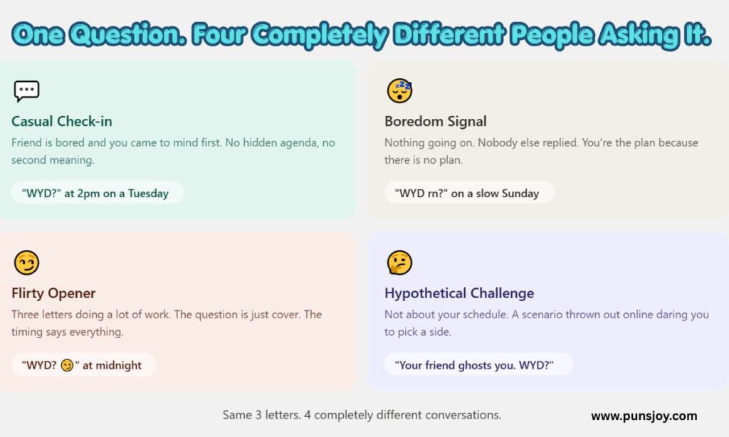 All the Different Meanings of WYD