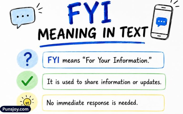 FYI Meaning in Text
