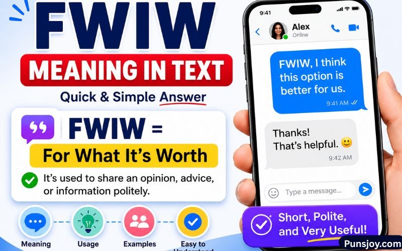FWIW Meaning in Text