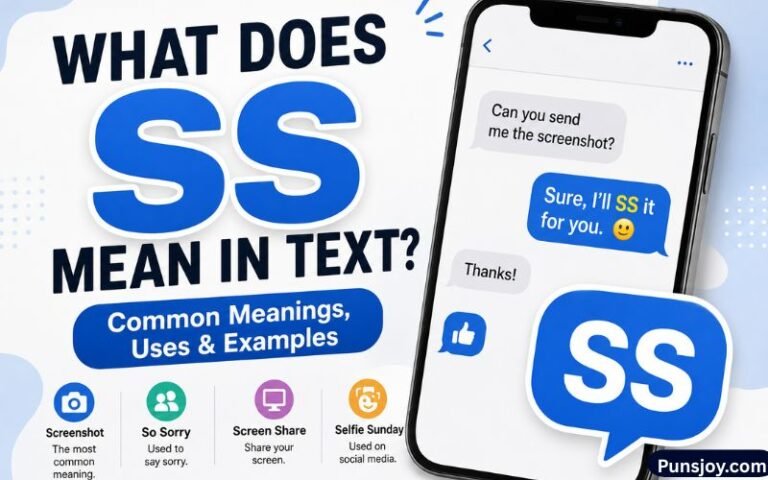 What Does SS Mean in Text