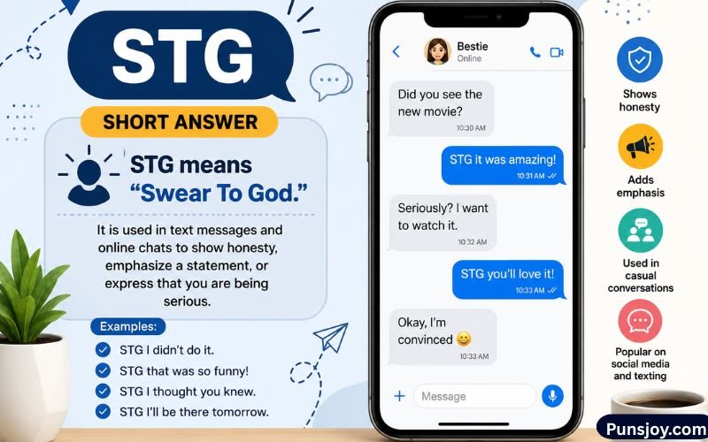 What Does STG Mean in Text
